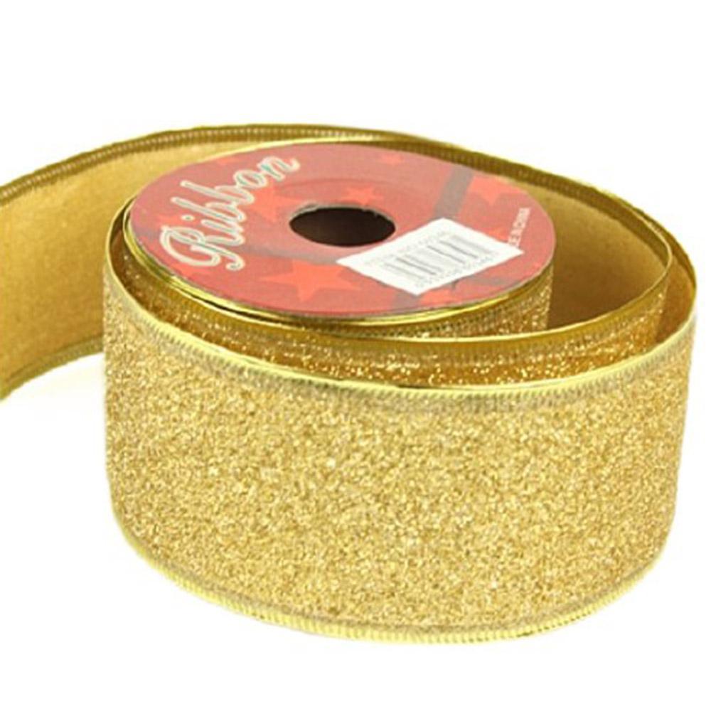 Christmas Glitter Ribbon 3.8 Cm
