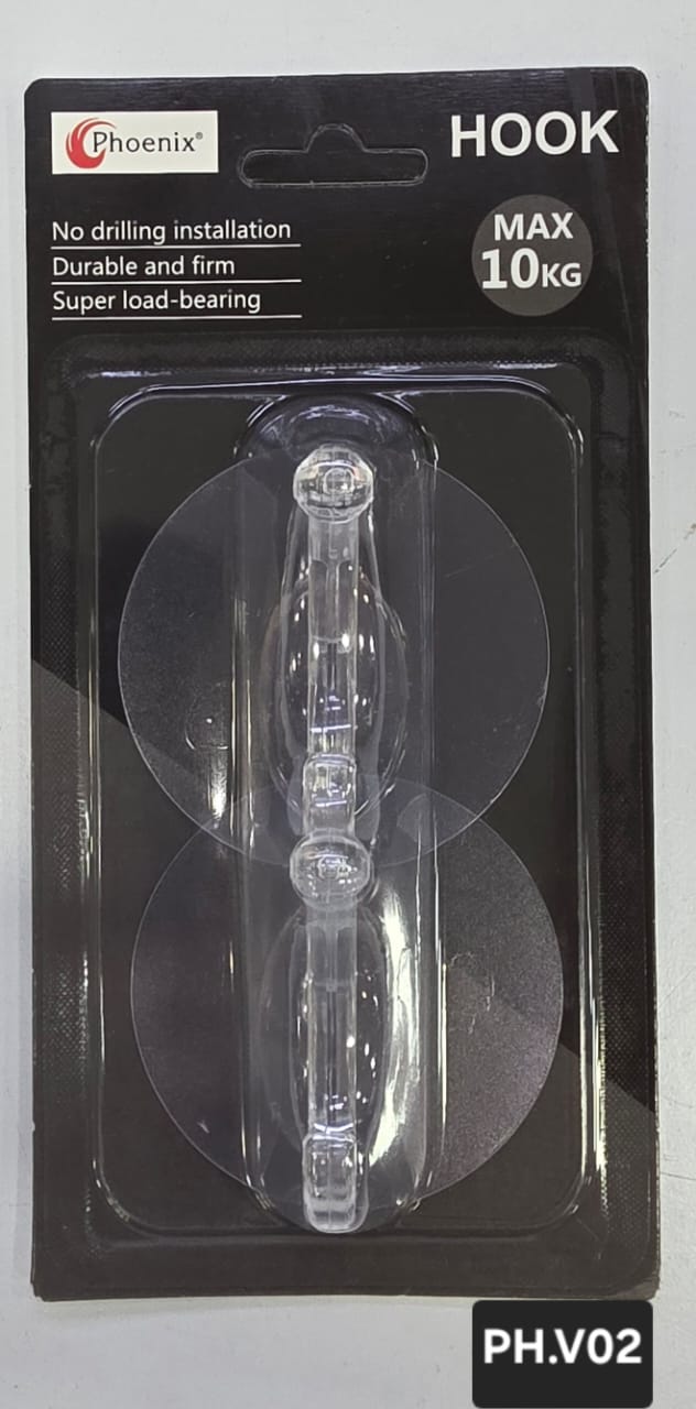 Phoenix, 2 PCs Adhesive Hooks Set