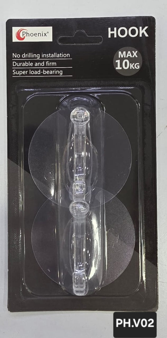 Phoenix, 2 PCs Adhesive Hooks Set