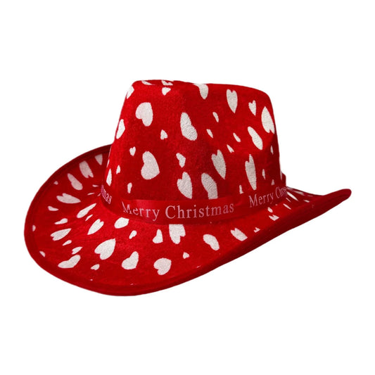 Christmas Adult Cowboy Hat