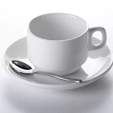 Set of Porcelain Tea Cups And Saucers (6 Cups and 6 Saucers)