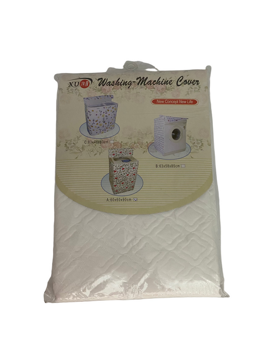 White Washing Machine Cover