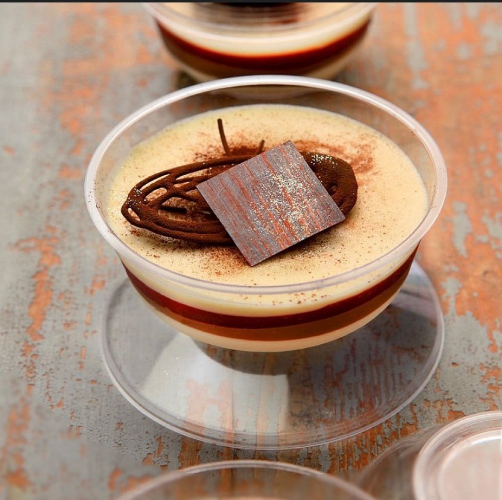 50 Pcs Round Acrylic  Bowl  With  Lids  Fir Sweets