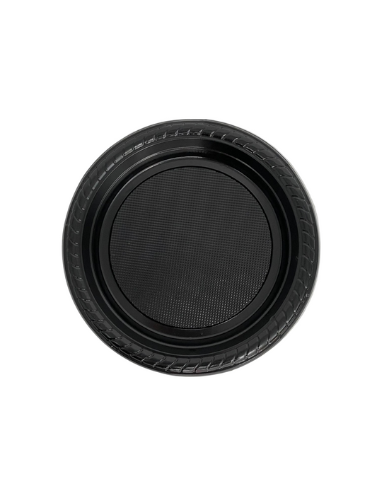 Strong Round Plastic Party Plates (30 Pcs ) - 9 inch