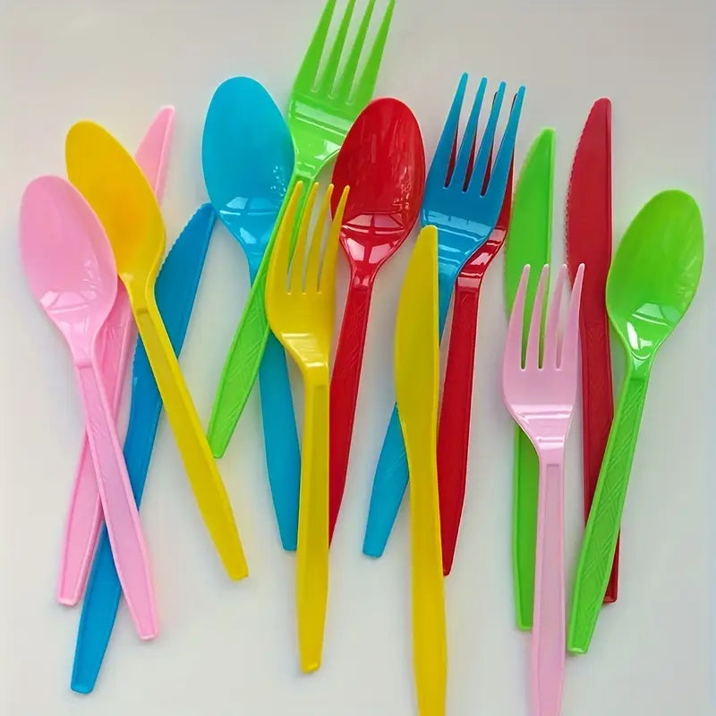 Plastic Cutlery Spoon/ Forks (30 Pcs)