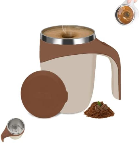 Magnetic stirrer mug