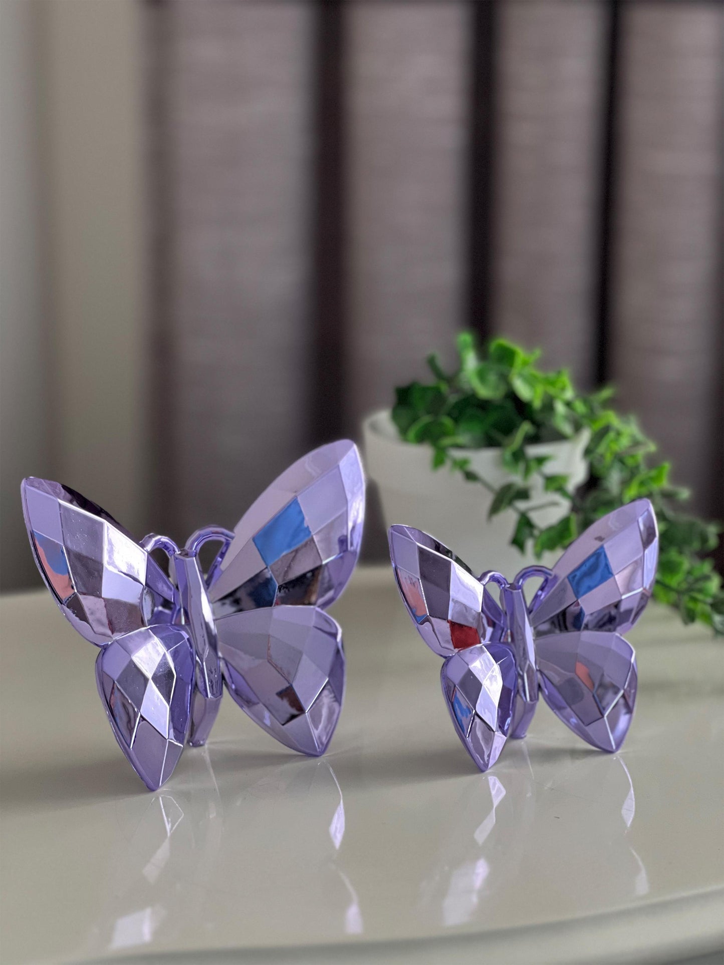 2 Pcs Butterflies Figurines  Set