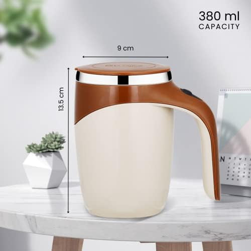 Magnetic stirrer mug