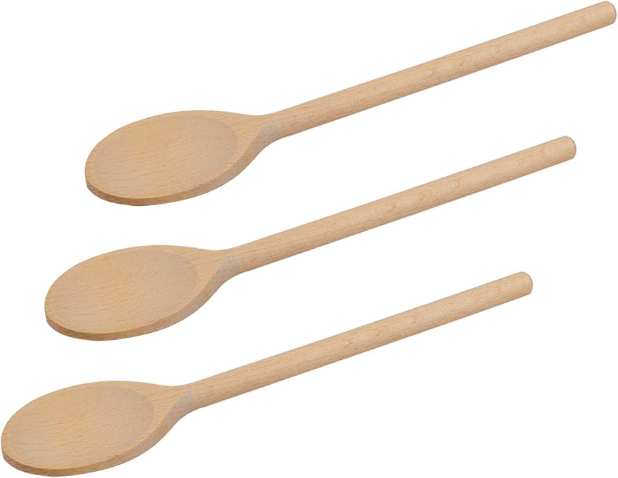 Phoenix,1 Pc   Oval Wooden Spoon (35 cm )