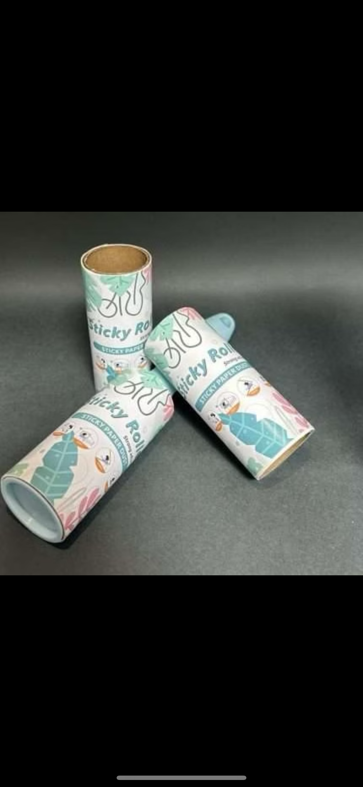 Lint remover with 3 roller paper