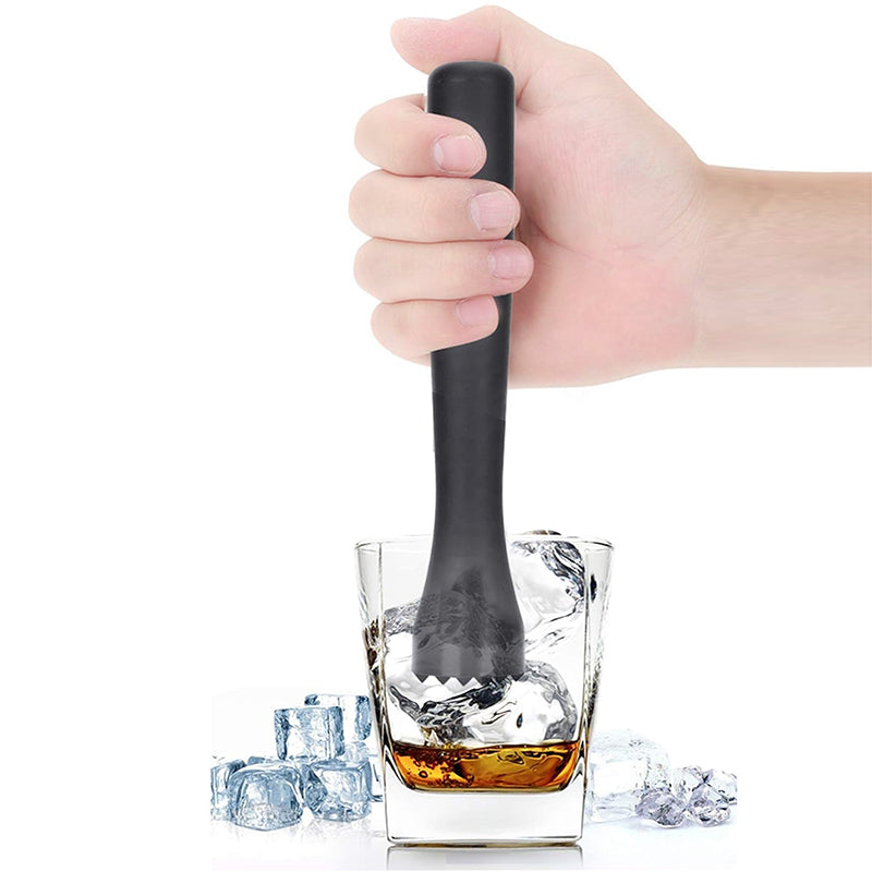 29.5 CM, Bar Tool Muddler Durable and Ribbed for Crushing ice, Fruits, Berries, Sugar, Spices, and Herbs