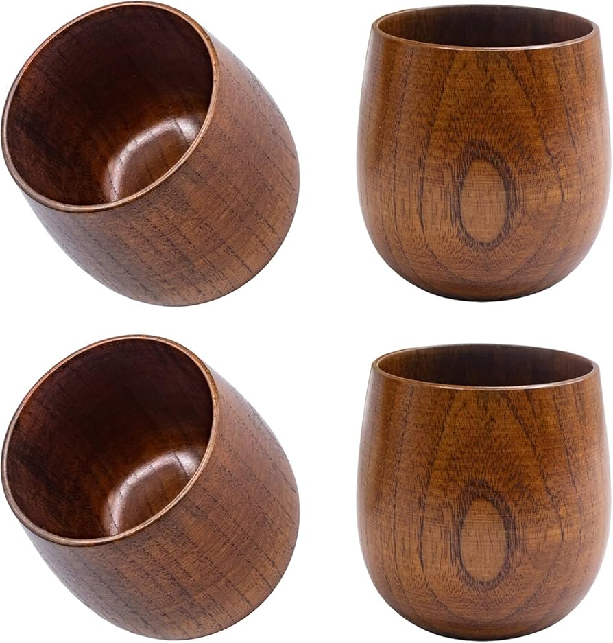 200 ml Handmade Natural Wood Cup