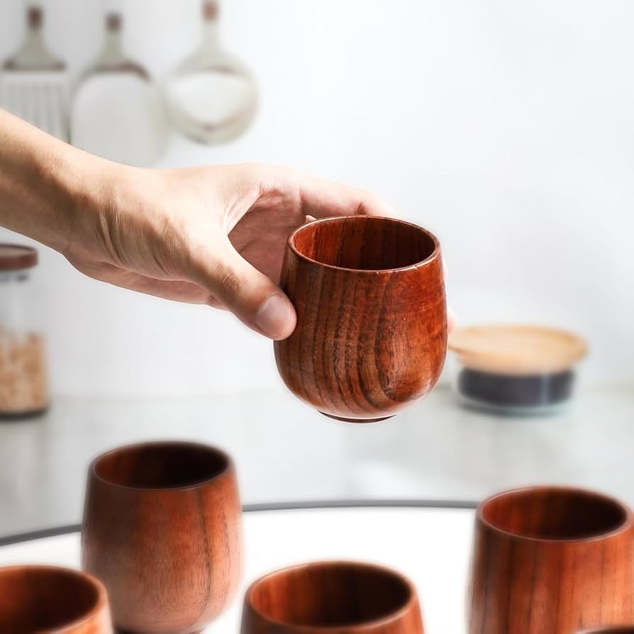 200 ml Handmade Natural Wood Cup