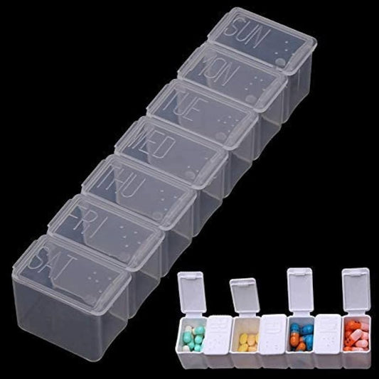 7 Days Pill Box Medicine Storage Tablet
