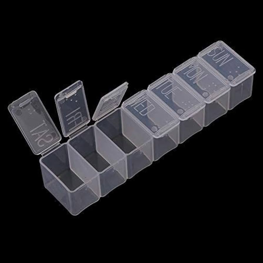 7 Days Pill Box Medicine Storage Tablet