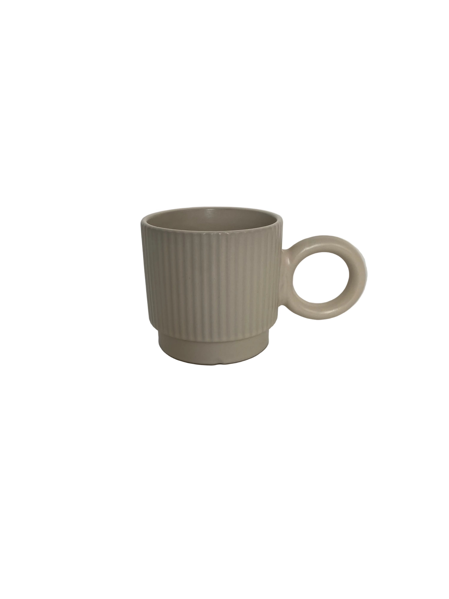 350 ML Stripped Porcelain Mug