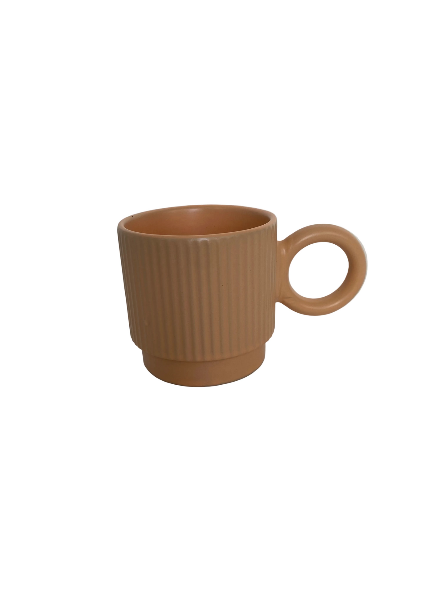 350 ML Stripped Porcelain Mug