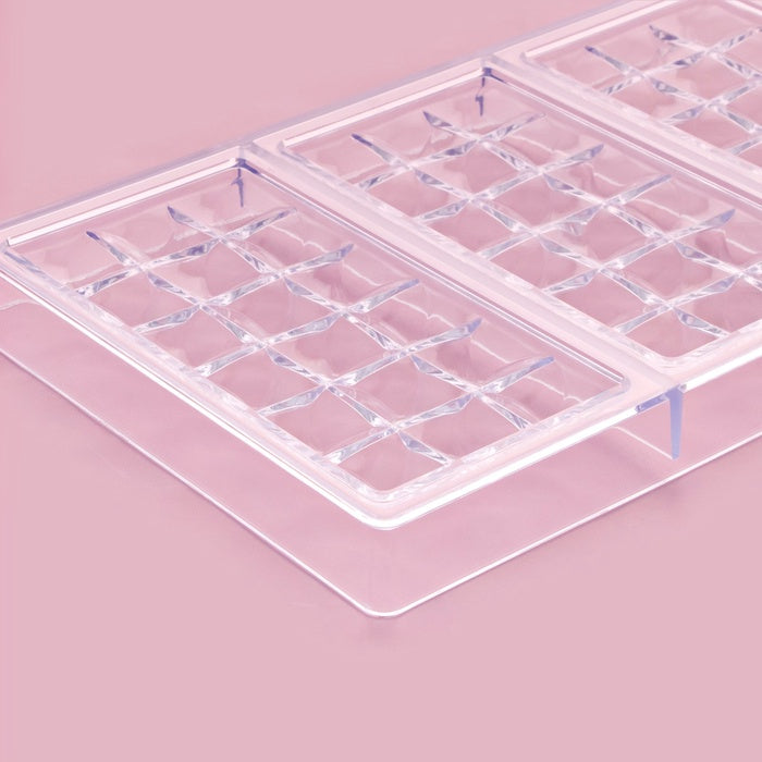 Acrylic Chocolate Mold - 3 Bar