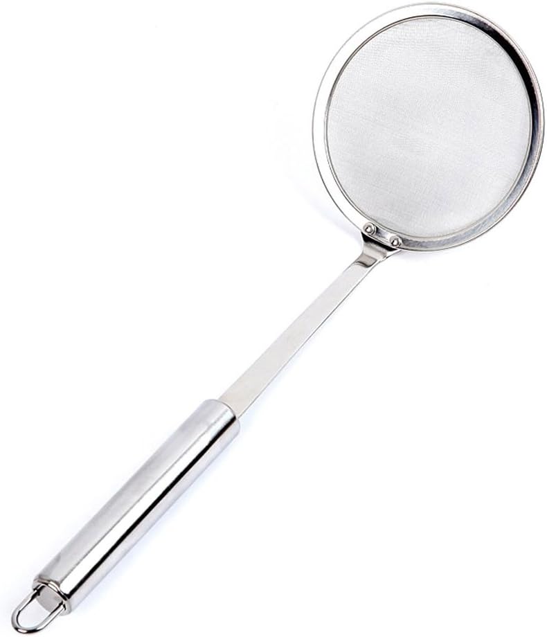 Hot Pot Fat Skimmer Spoon - Stainless Steel Mesh Food Strainer for Oil Filter Skimming Grease &  Foam
