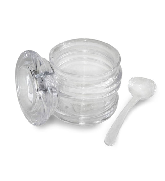 Acrylic Sugar  Jar With Lid & Spoon