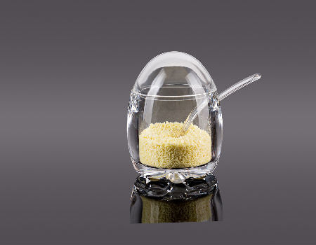 Acrylic Jam Jar With Lid & Spoon