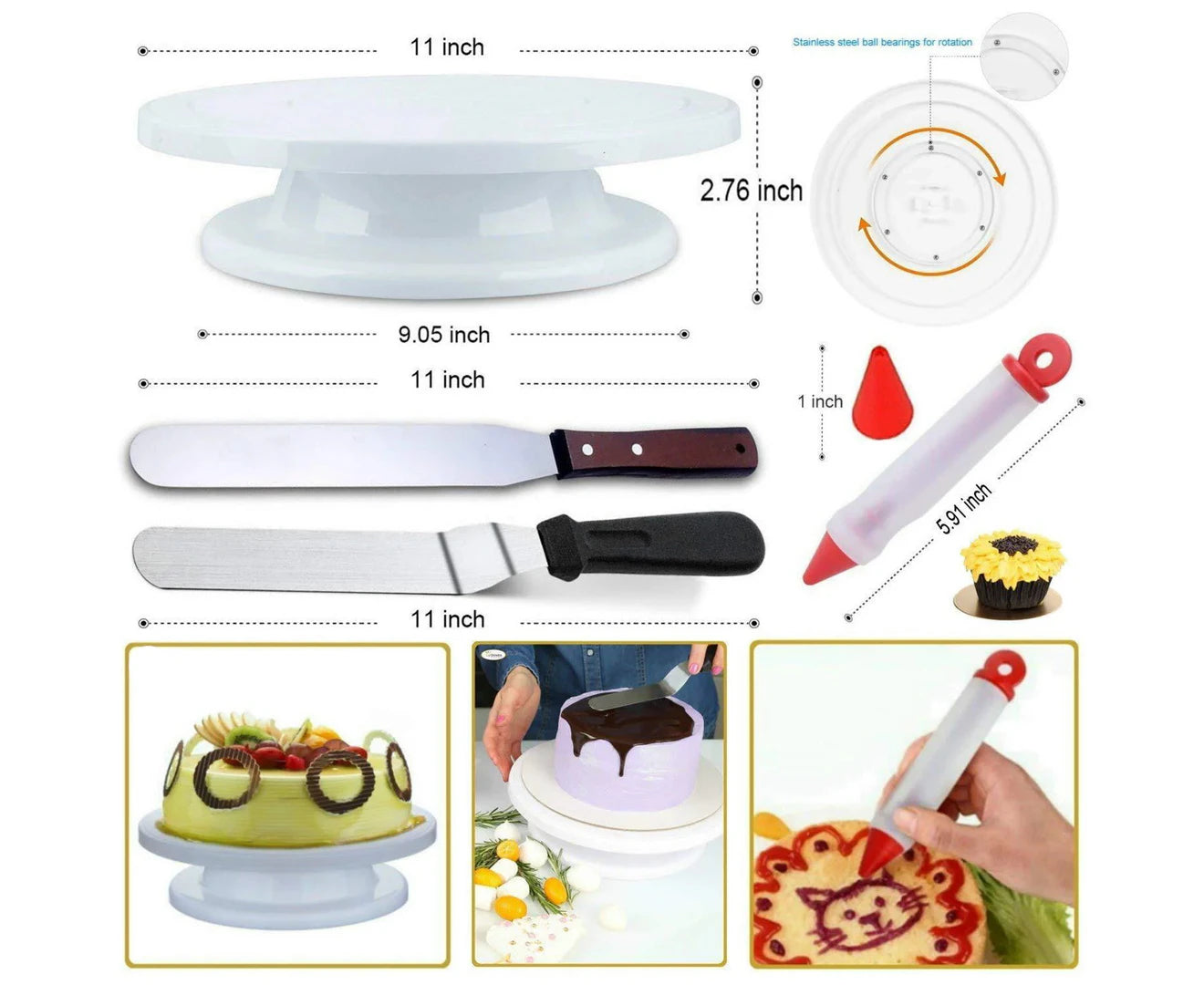 106/Set Diy Cake Decorating Tool Baking Supplies Set