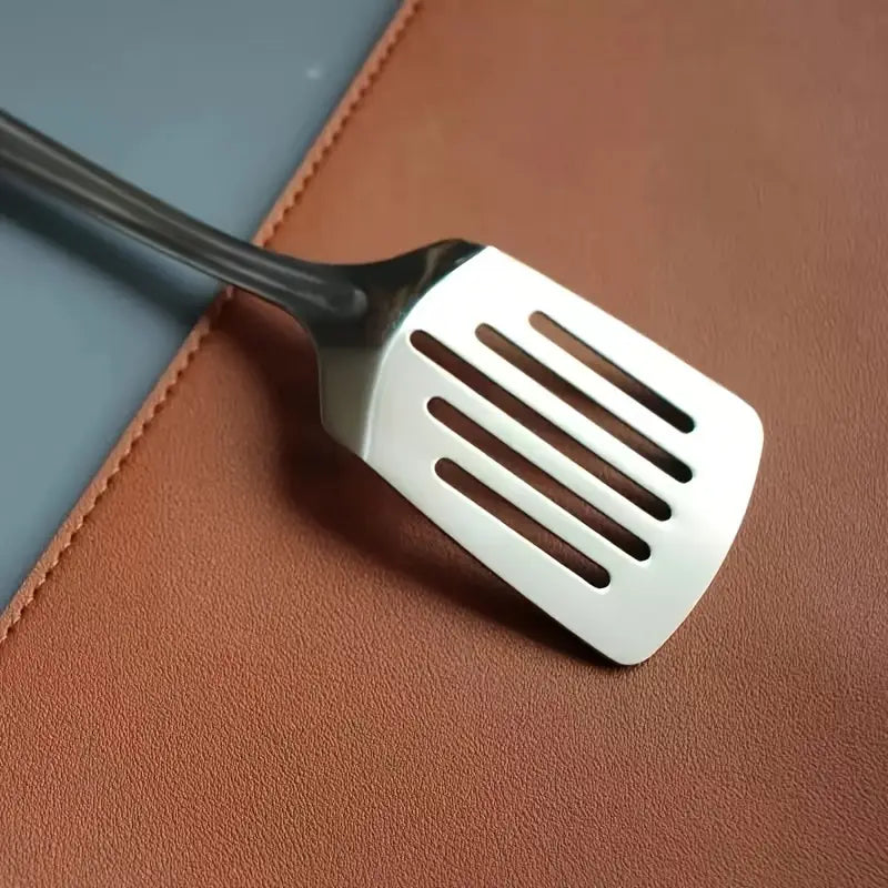 Stainless steel slotted spoon
