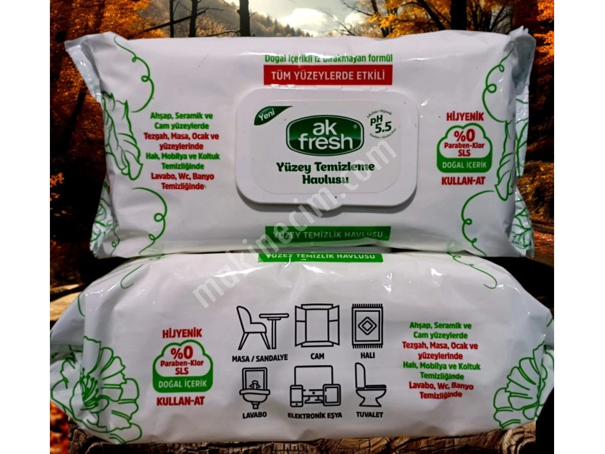 Ak fresh, wet wipes- surface cleaning towel