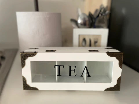 Wooden Tea  Box / 3 sections
