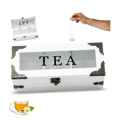 Wooden Tea  Box / 3 sections