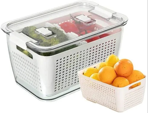 Style House, Rectangular Draining Storage Container