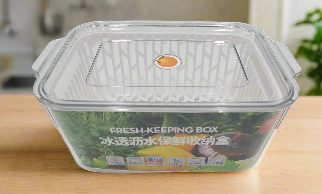 Transparent Plastic Food Storage Container With Lid