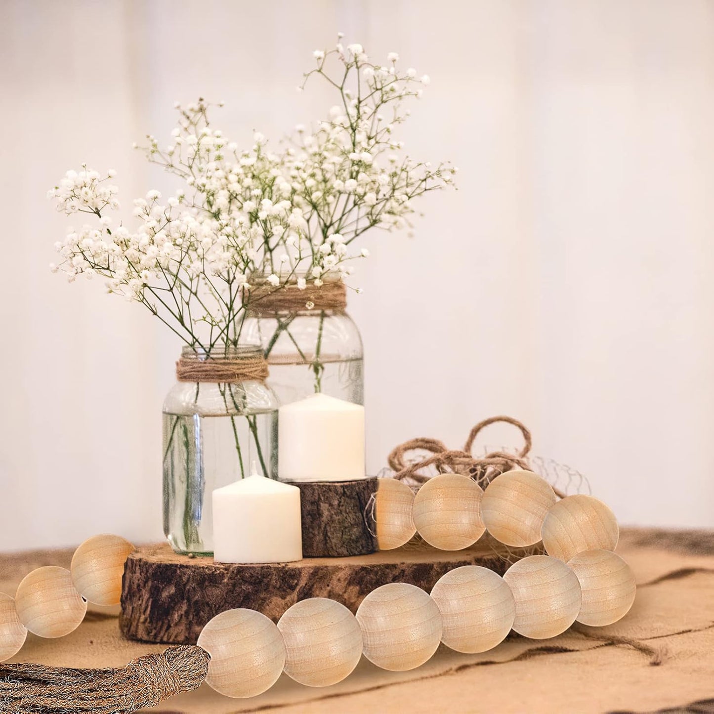 Wooden Bead Garlands