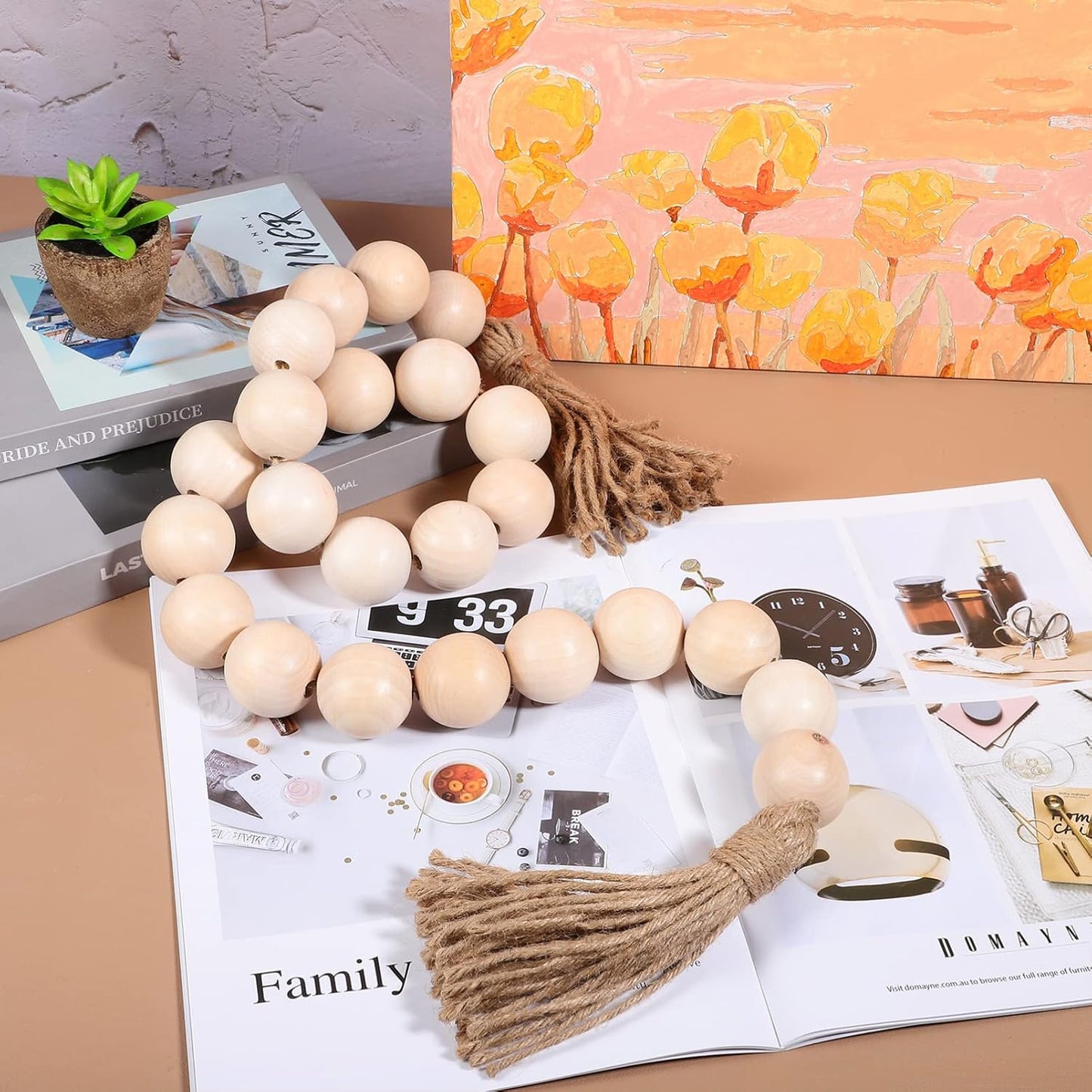 Wooden Bead Garlands