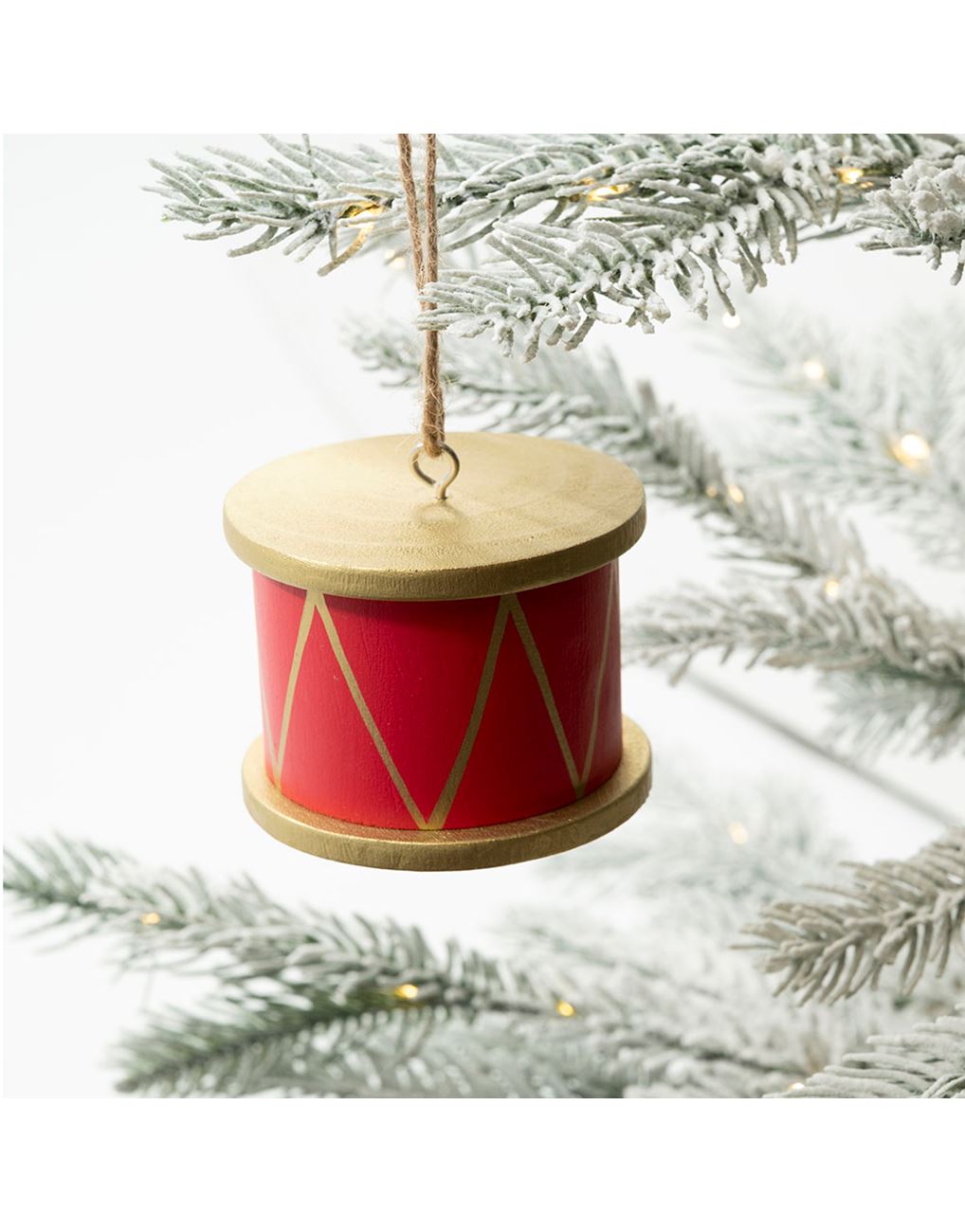 Ramdan Decoration Wood Drum With Hanger