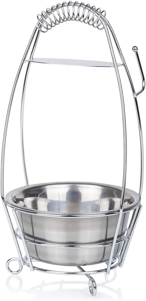Chrome Charcoal Basket Holder