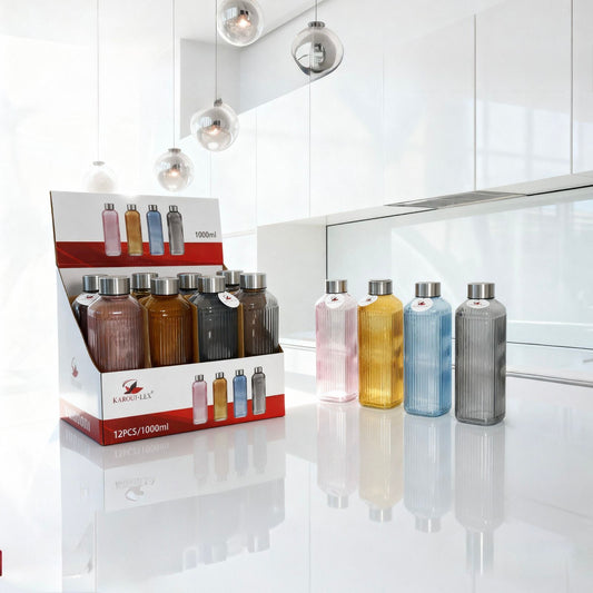 1000 ML Glass Water Bottle