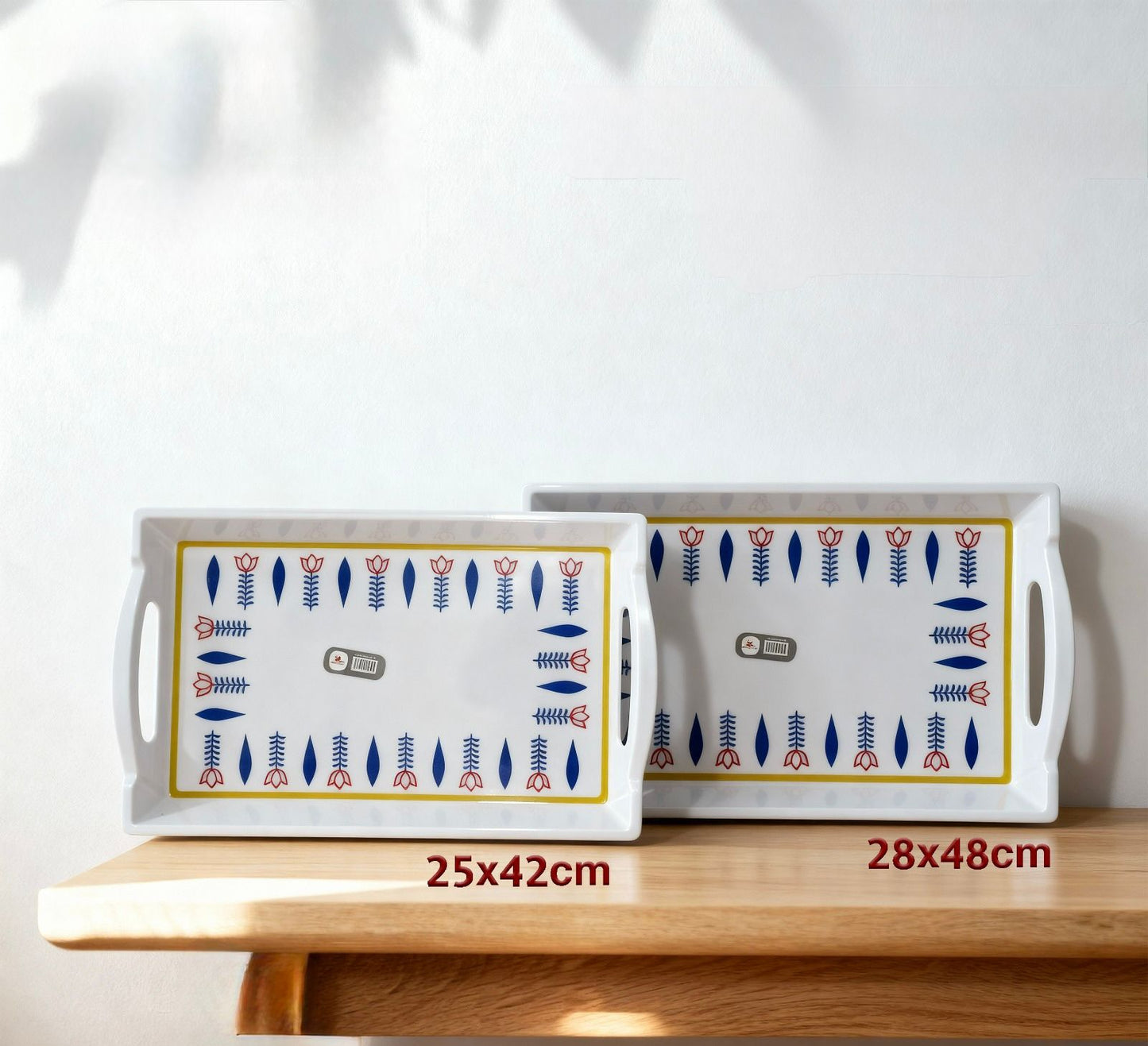16.5 inch Melamine Handle Tray