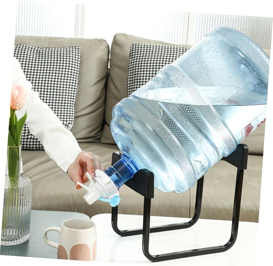 Metal Bucket Storage Rack With Faucet