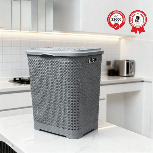 Follow me, 55 Lt Pearl Square Laundry Basket