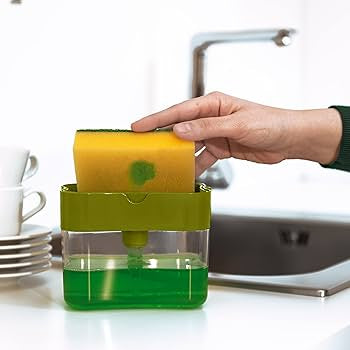 Soap Dispenser With Sponge