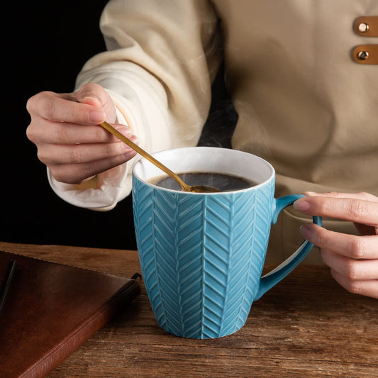 Blue- Porcelain Mug