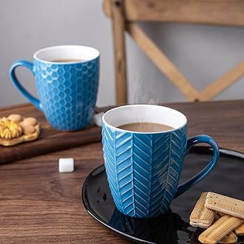 Blue- Porcelain Mug