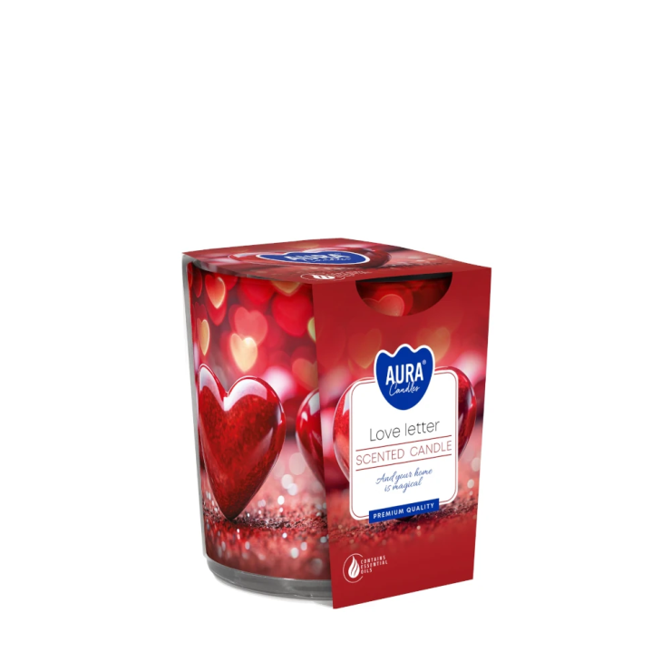 Aura, Glass Scented Candle