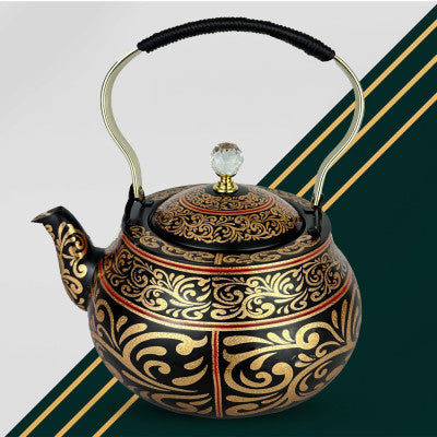 Black Craft Tea Pot