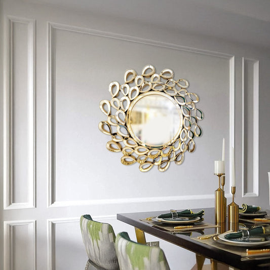 Classy Gold Wall Mirror