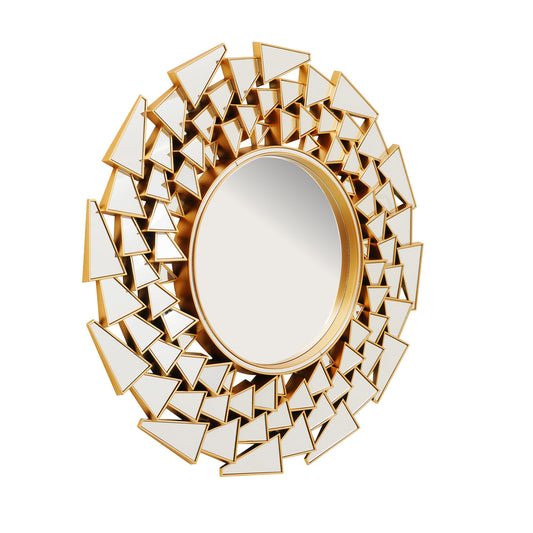 Gold Finish Decorative Wall Mirror