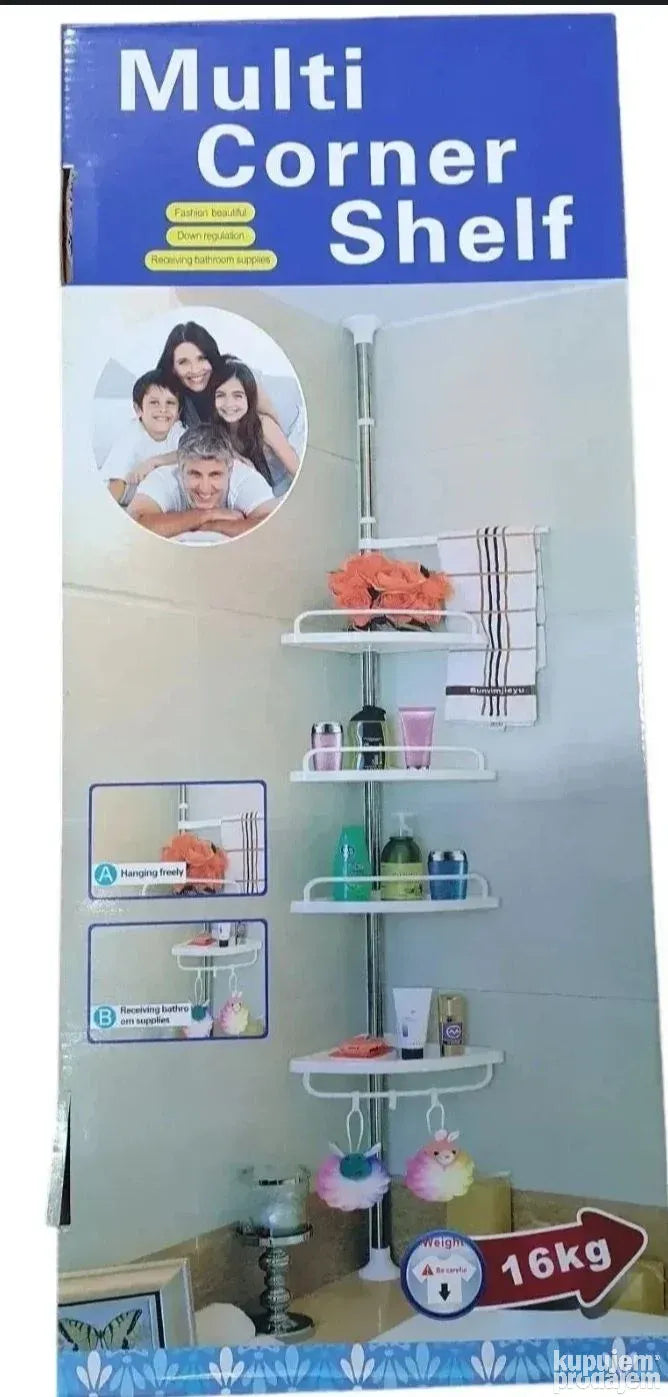 White Multicorner Shelf