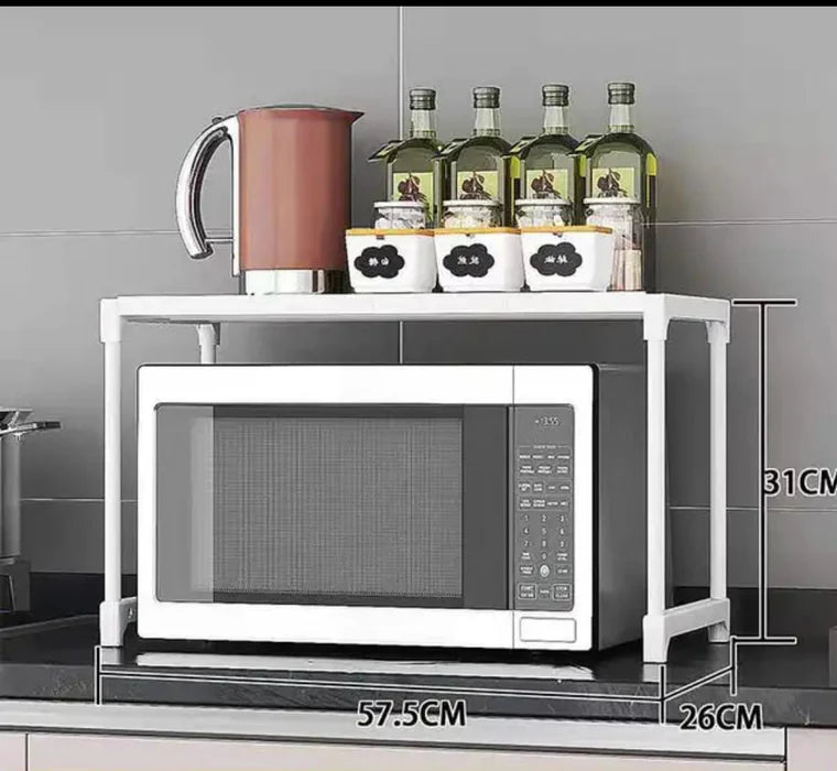 White Microwave Oven Rack