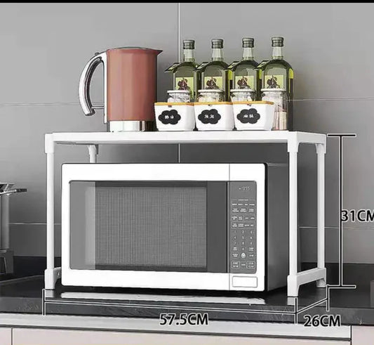 White Microwave Oven Rack
